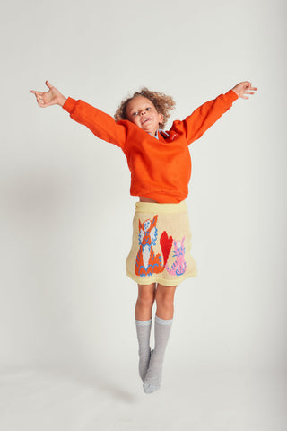 TWO TONE POLO LOVES YOU SWEATSHIRT - jasper red - RED - Image 10