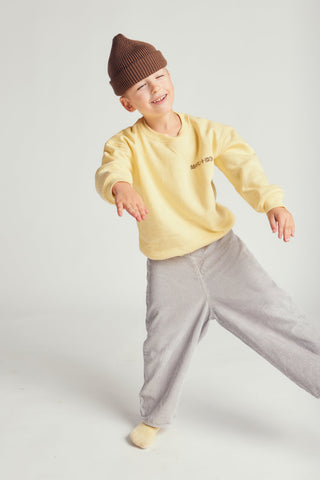 CORDUROY BALLOON PANTS - neutral gray - GRY - Image 5