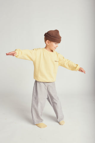 CORDUROY BALLOON PANTS - neutral gray - GRY - Image 7