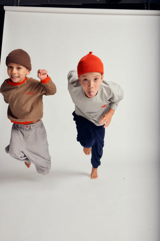 CORDUROY BALLOON PANTS - neutral gray - GRY - Image 8