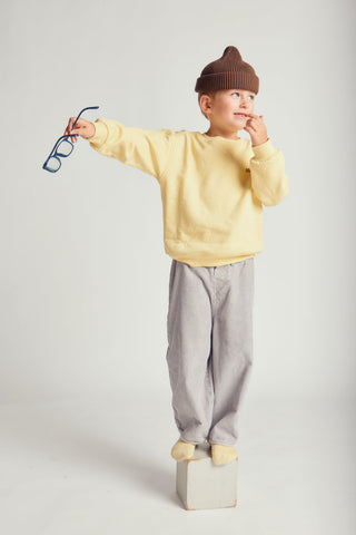 CORDUROY BALLOON PANTS - neutral gray - GRY - Image 9