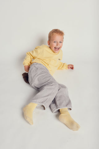 CORDUROY BALLOON PANTS - neutral gray - GRY - Image 11